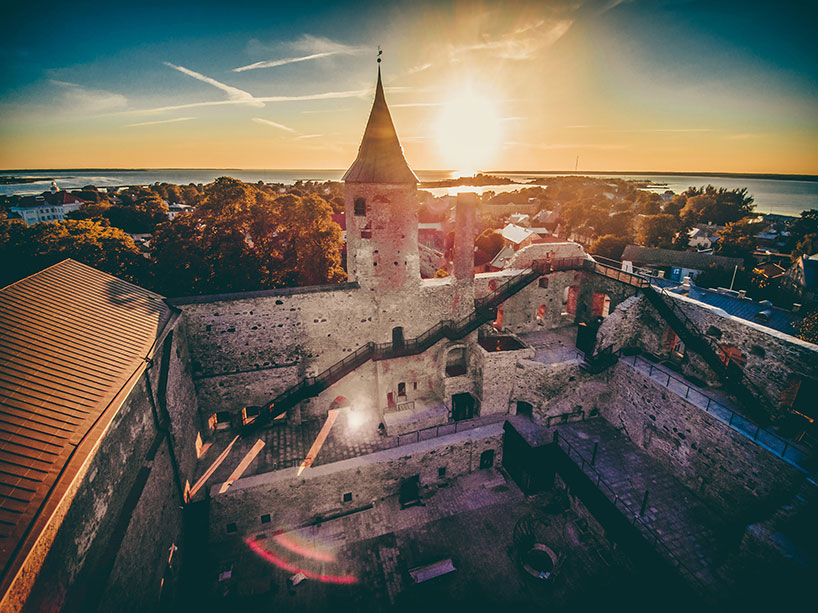 Castle of the small seaside town of Haapsalu. Vendo Jugapuu