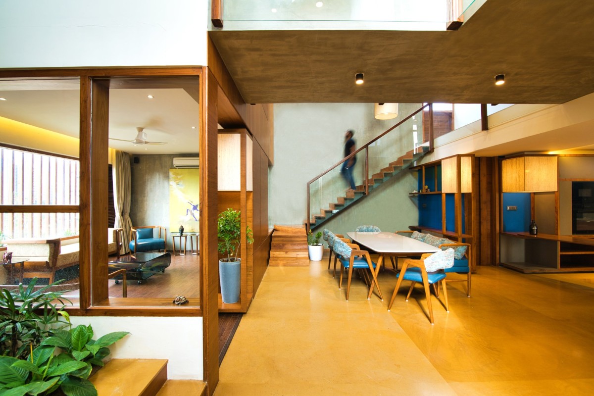 View from Foyer - House of Pendants by iha Architecture