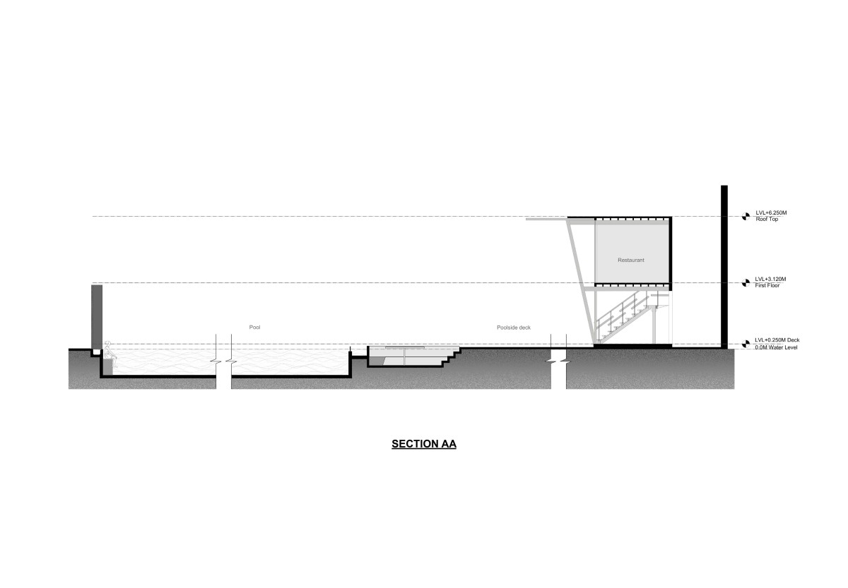 Section AA-Serene Pool by VSG Studio