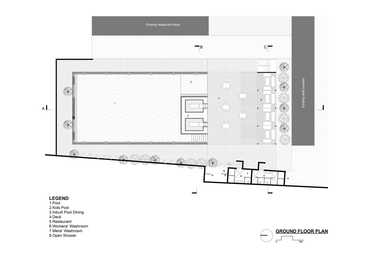 Ground Floor Plan-Serene Pool by VSG Studio