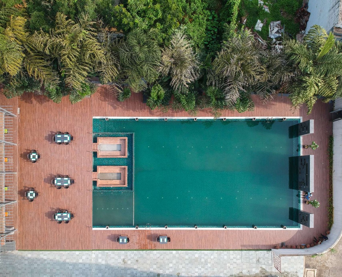 Top view-Serene Pool by VSG Studio