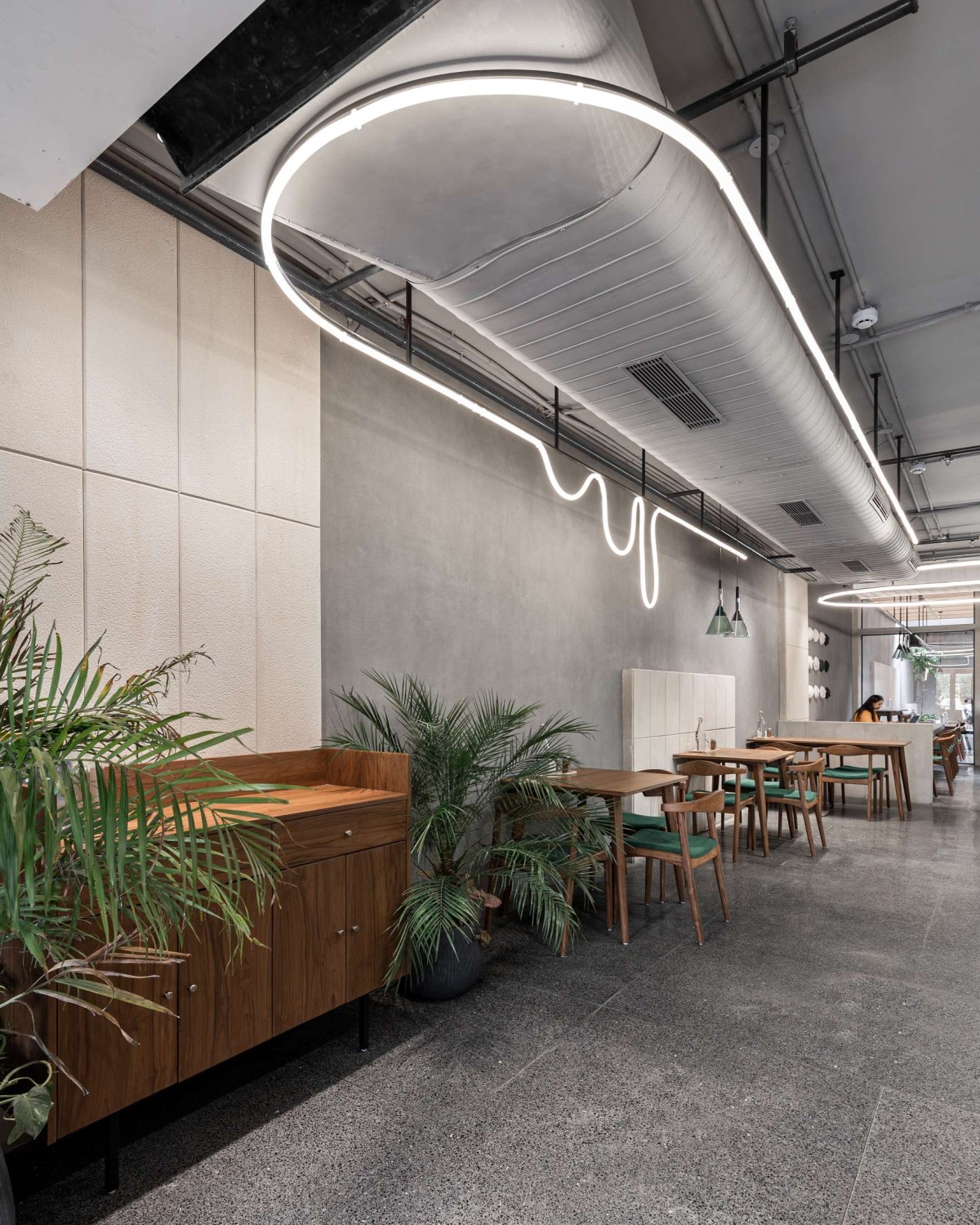 Interior view of BEIGE Café & Bakery by Arch.Lab