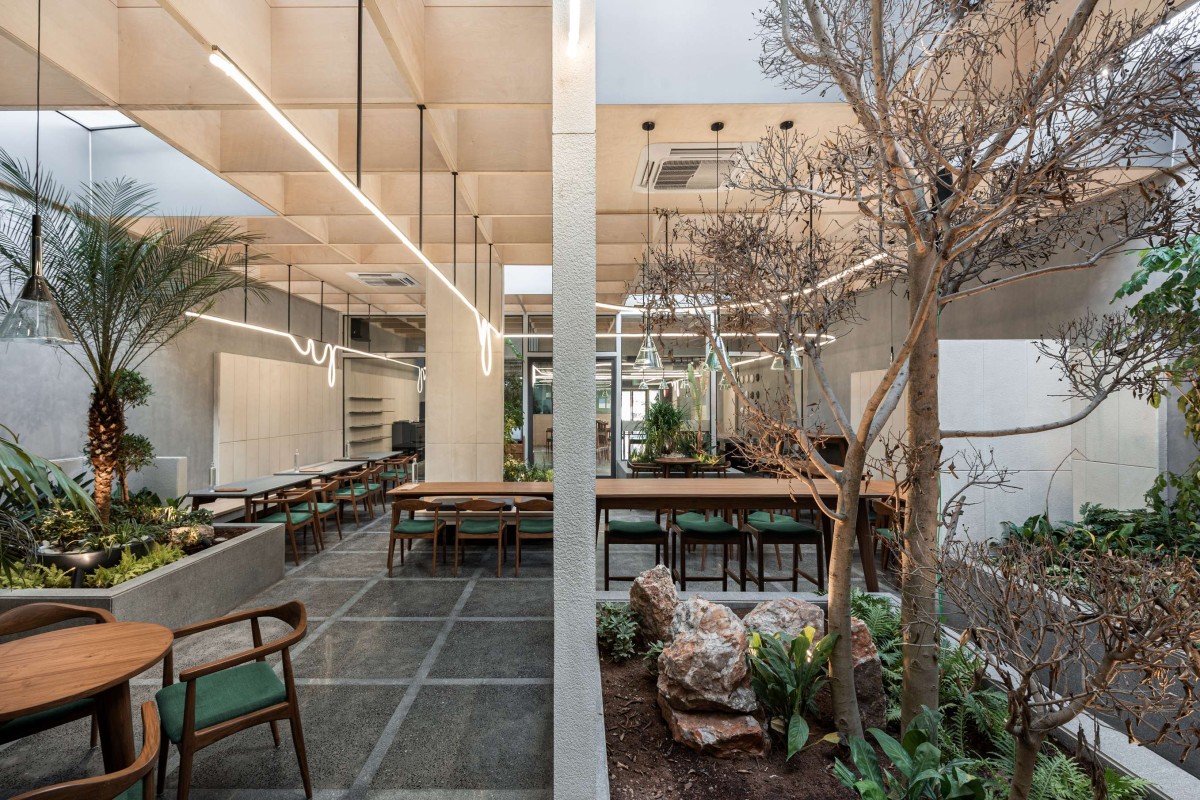 Interior view of BEIGE Café & Bakery by Arch.Lab