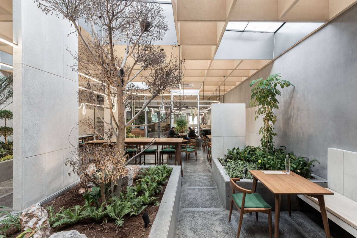 Interior view of BEIGE Café & Bakery by Arch.Lab