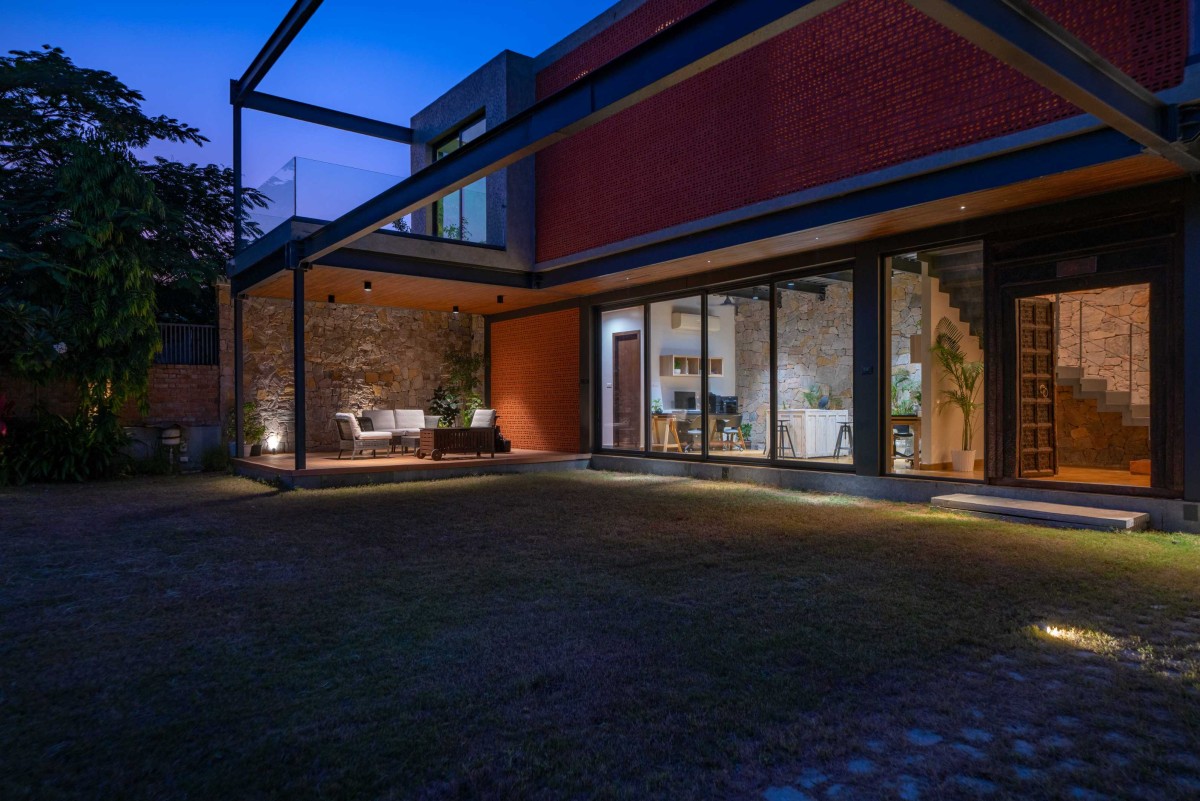 Exterior View Of Mcube Office by UNi Architects