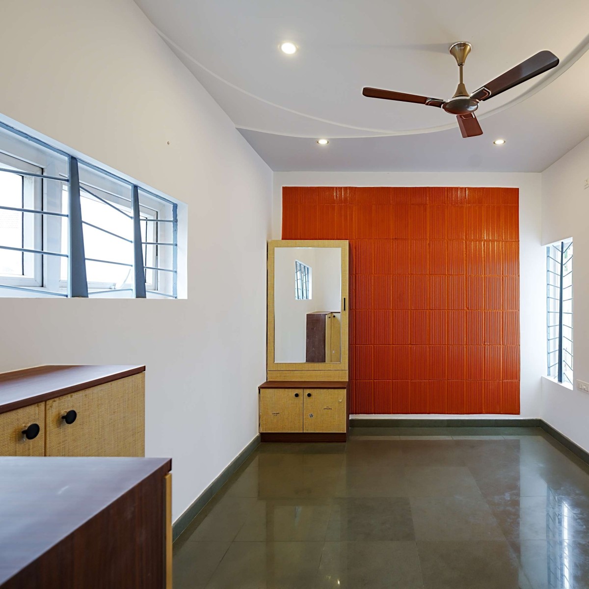 Interior view of A Place of Belonging - Shriharinivas by Masonry of Architects-Marq