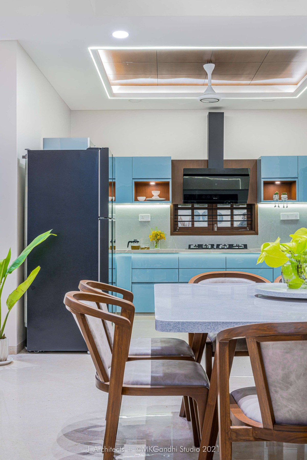 Dining room + Kitchen