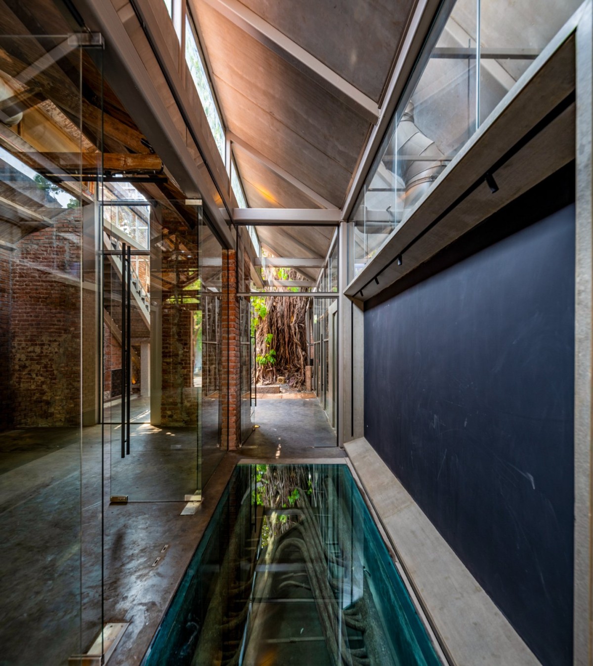 Interior view of Ice Factory Ballard Estate by Malik Architecture