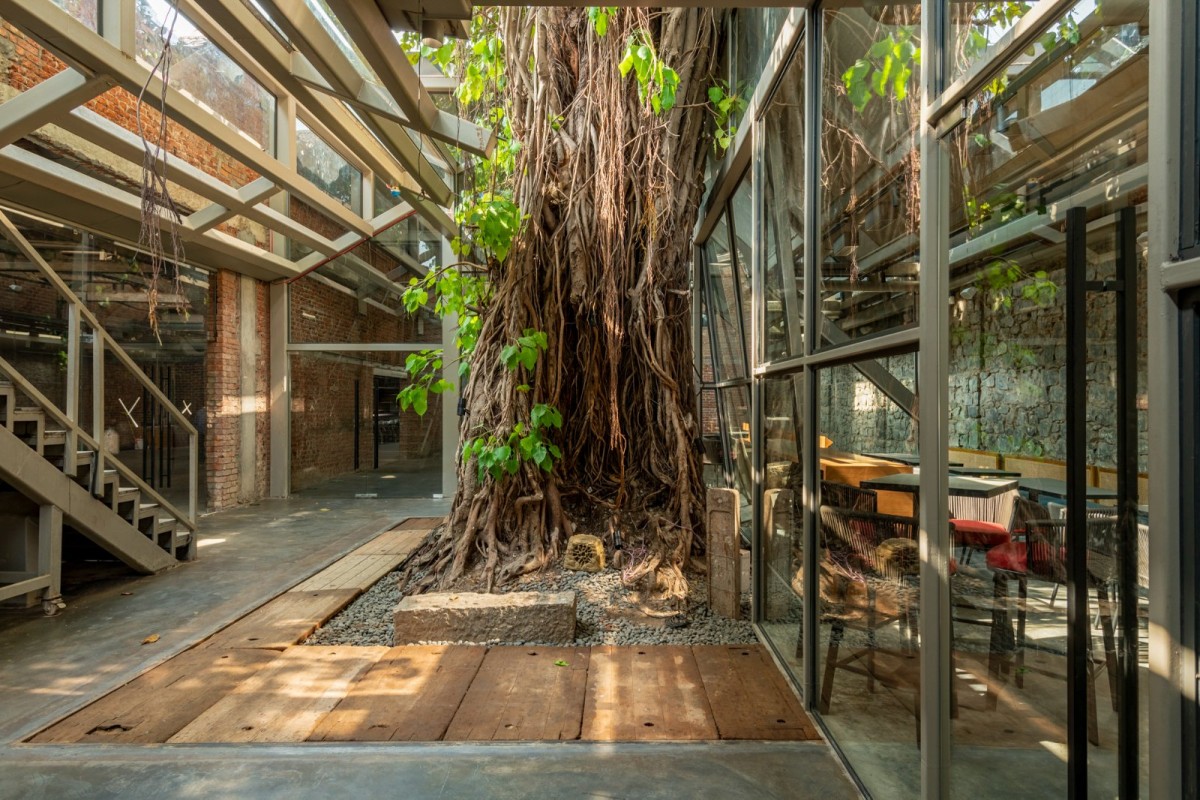 Interior view of Ice Factory Ballard Estate by Malik Architecture