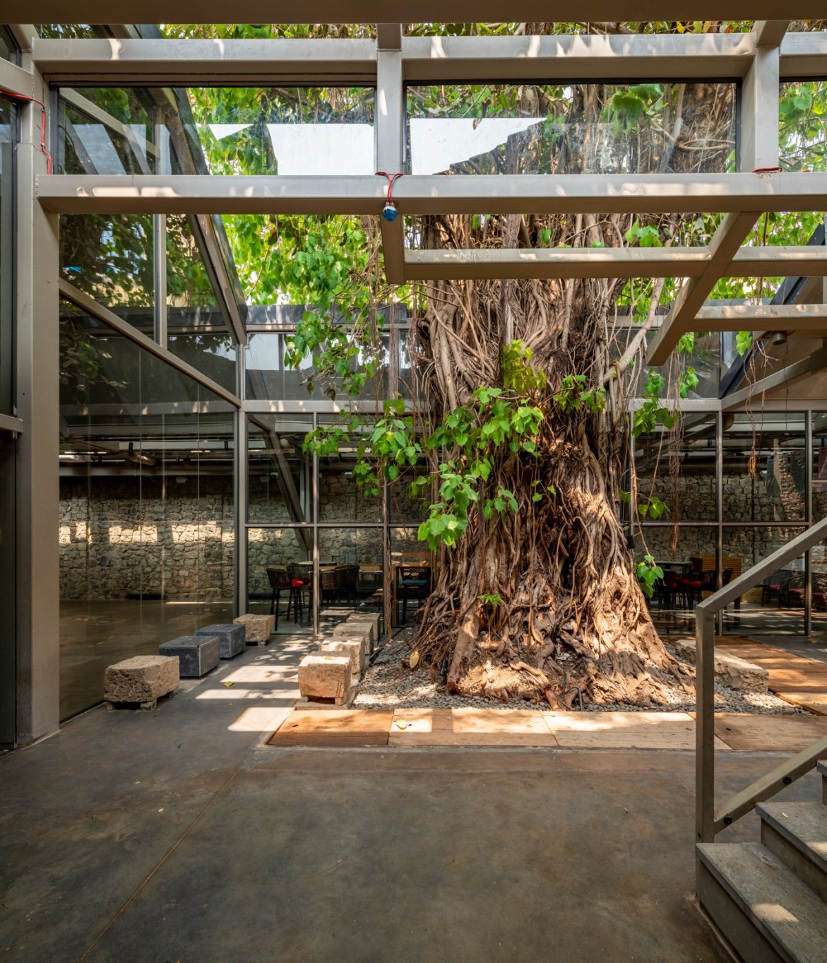 Interior view of Ice Factory Ballard Estate by Malik Architecture