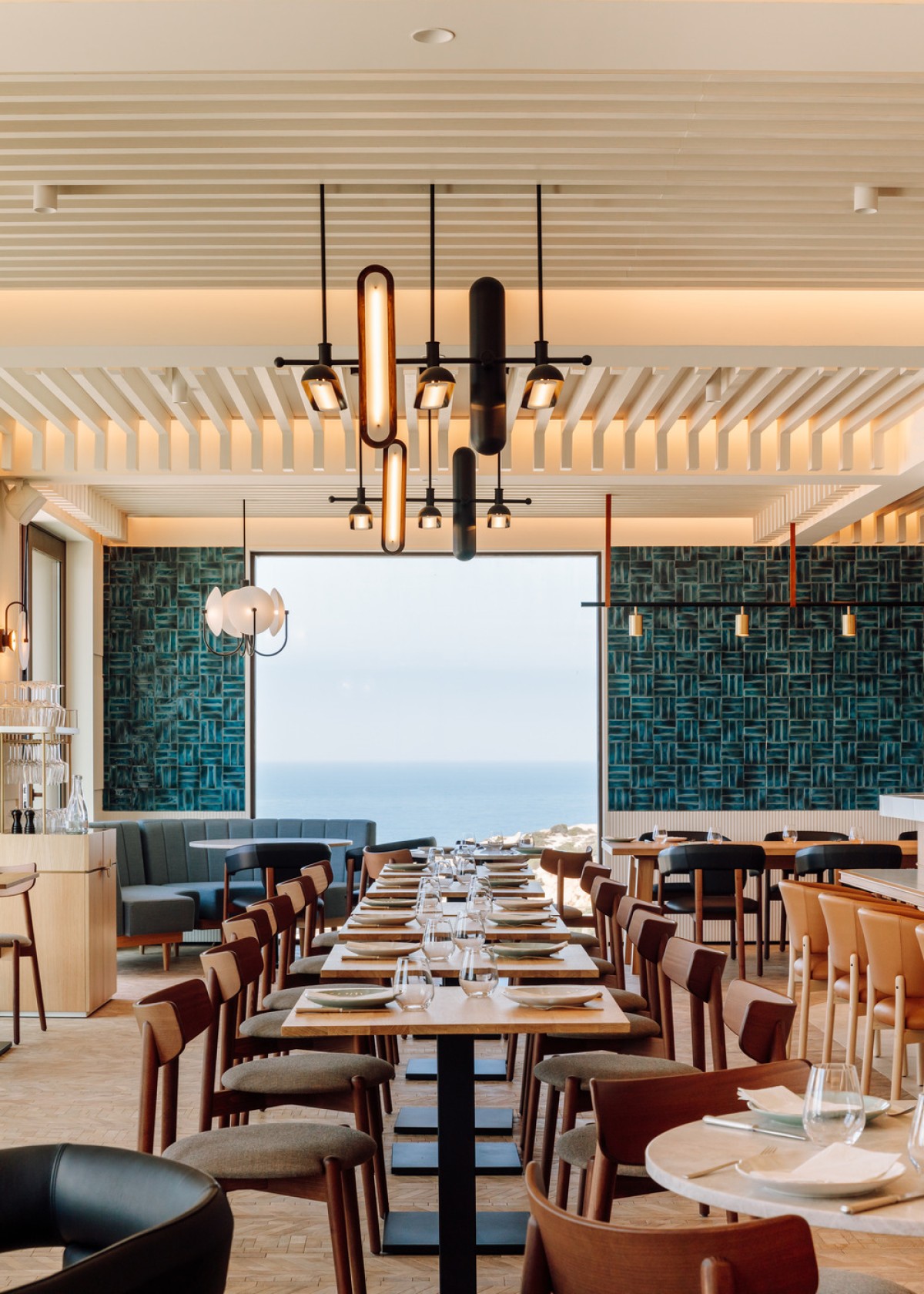 Interior view of Aethos Ericeira Hotel by Pedra Silva Arquitectos