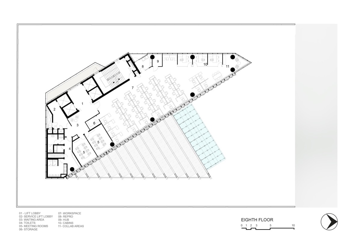 Eight floor plan