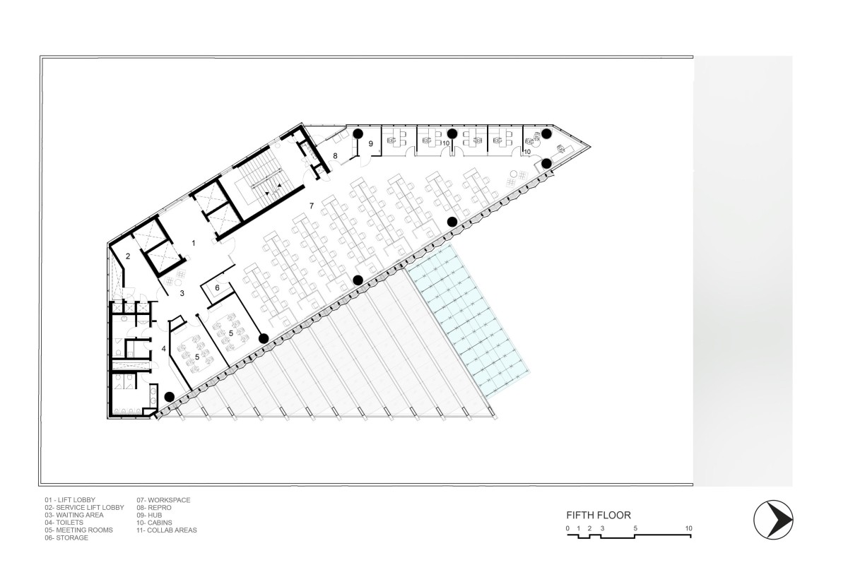 Fifth floor plan