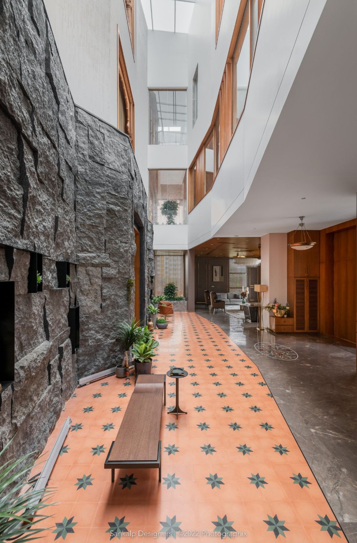 Passage of Bhise Residence by Sankalp Designers
