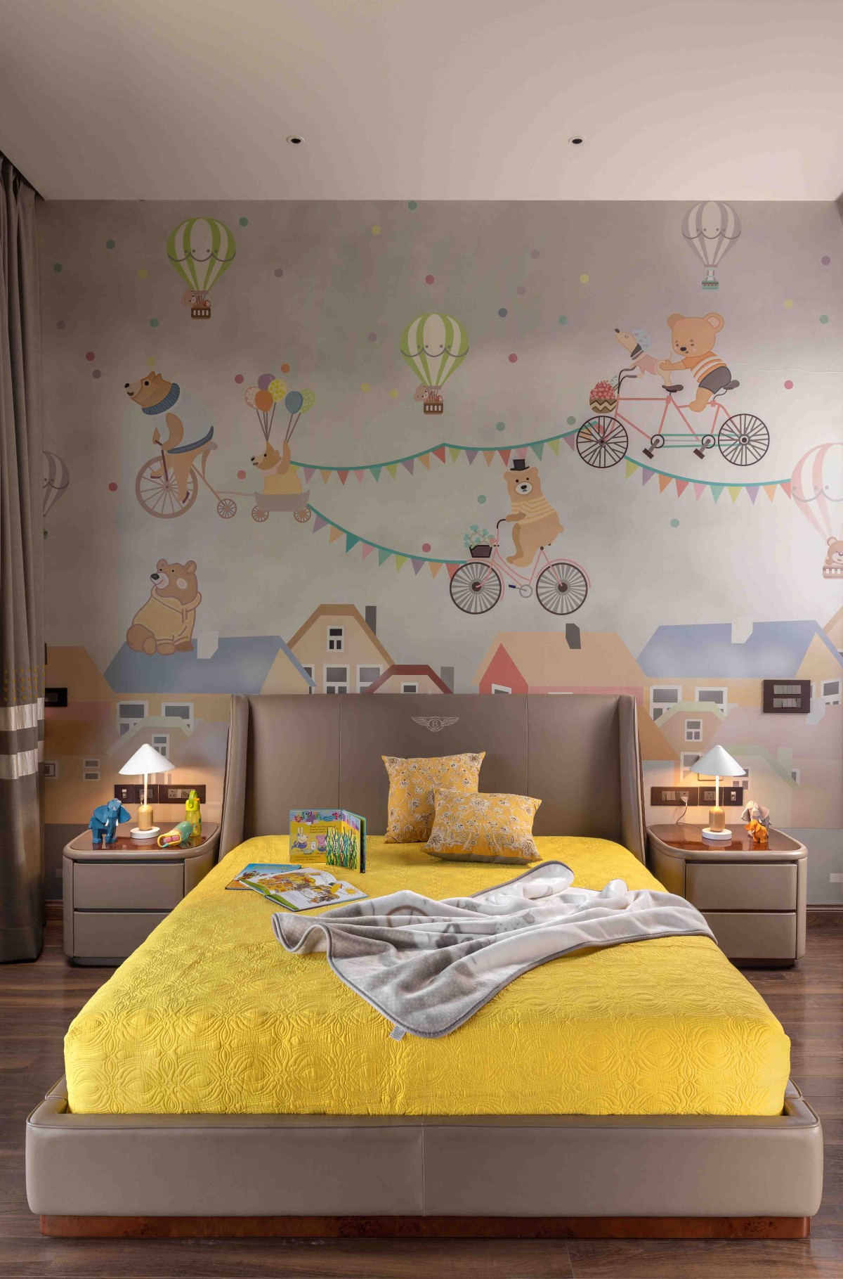 Children's Bedroom of Chattarpur Villa by Design Deconstruct