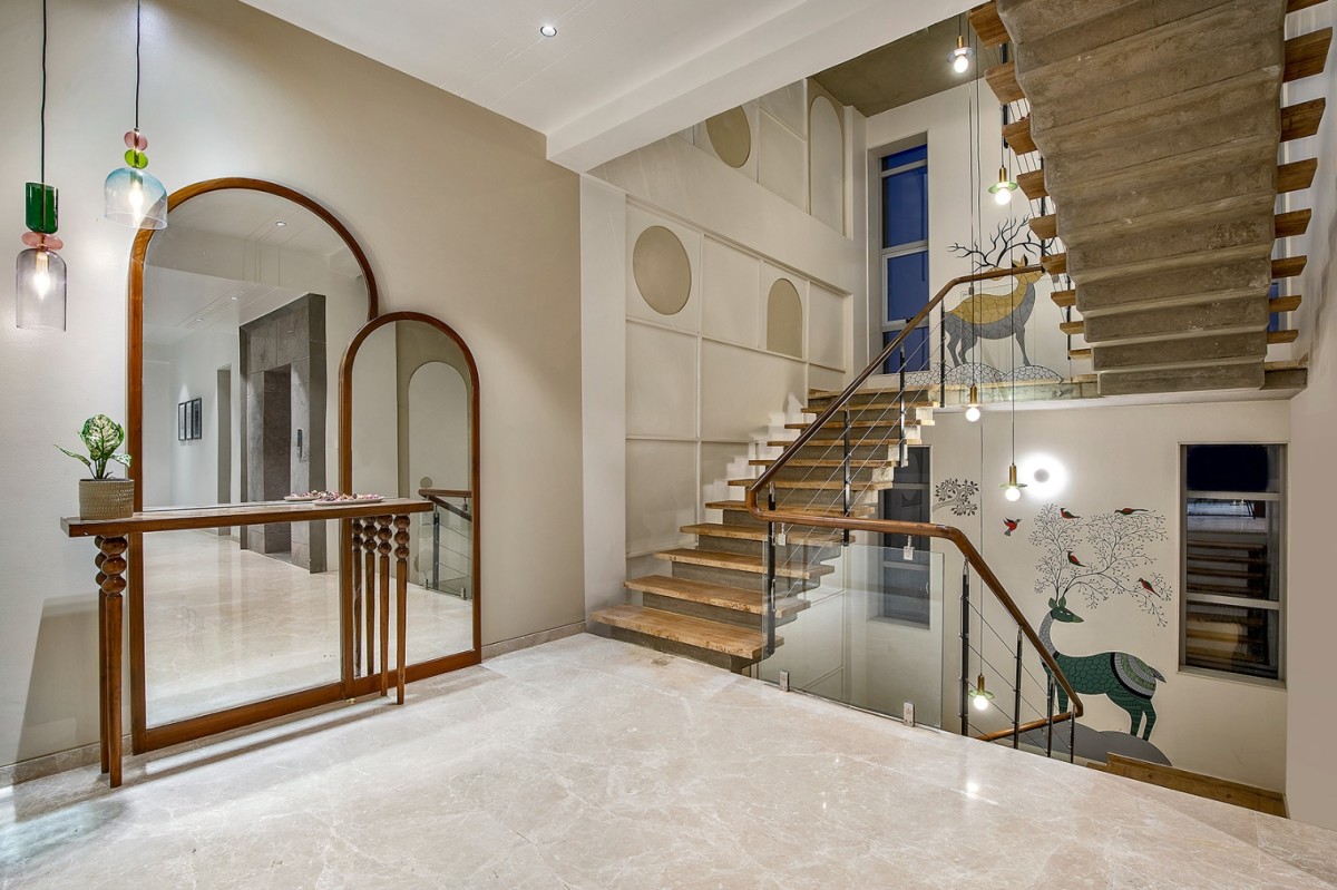 Staircase view of Shayonam by Foresight Associates