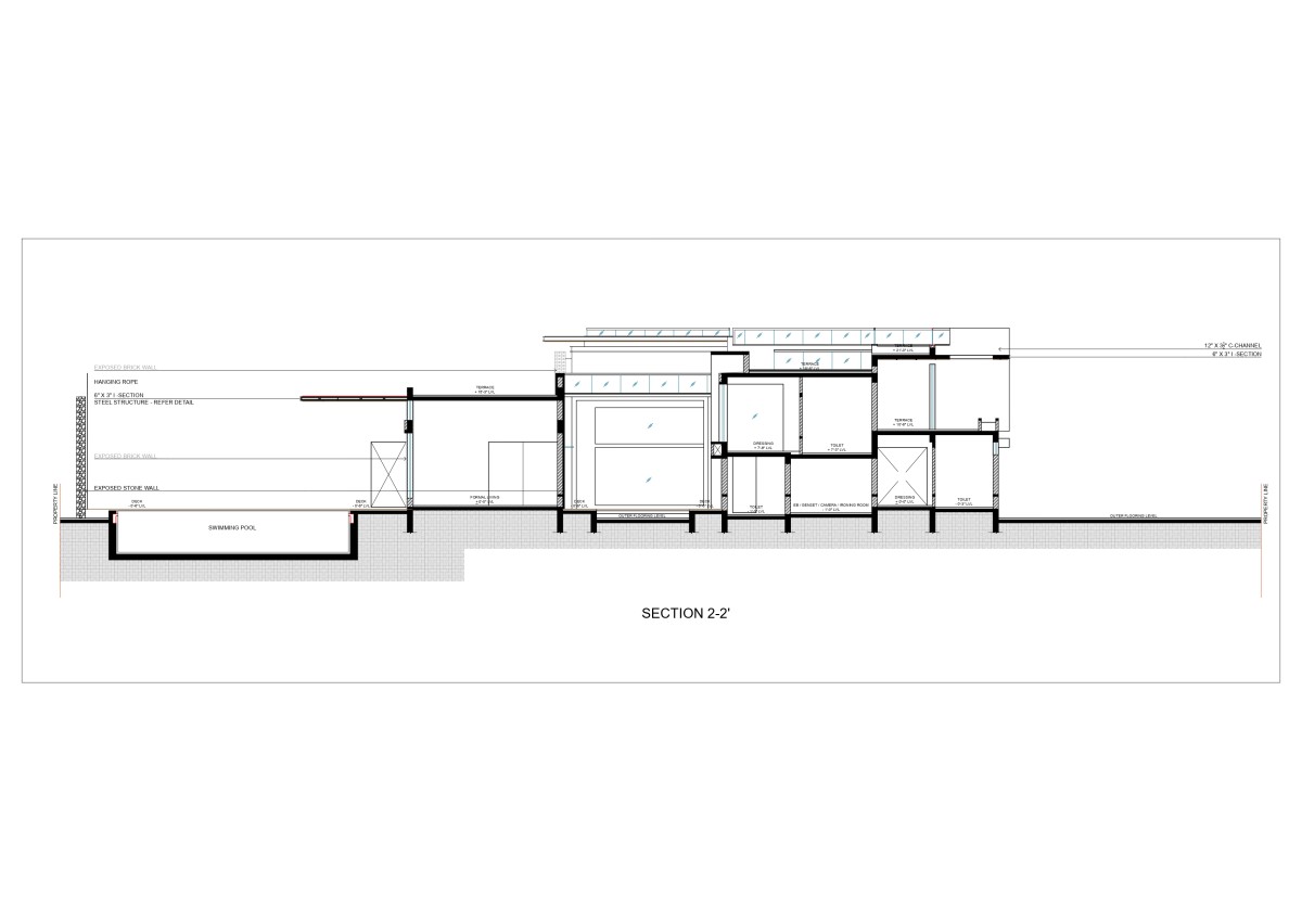 Section 2 of S+P Residence by Cubism Architects & Interiors