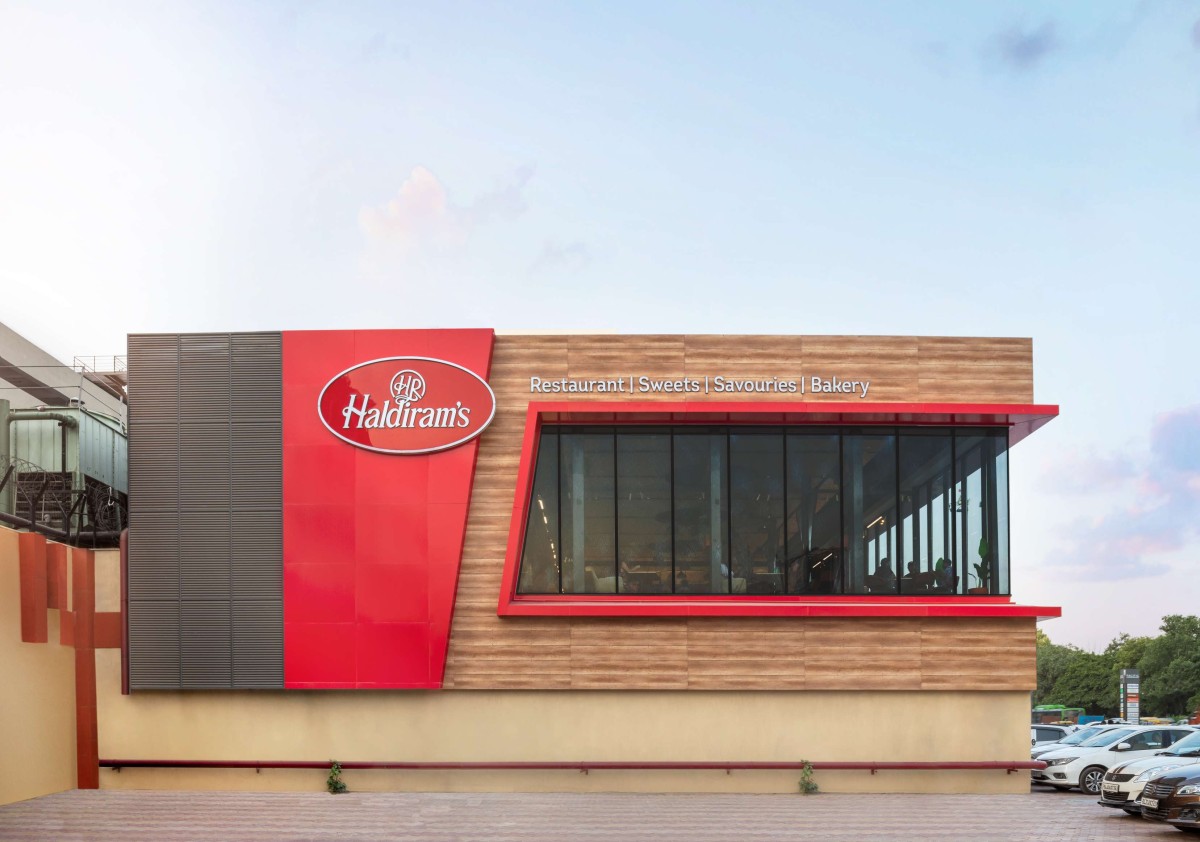 Exterior view of Haldiram’s by groupDCA