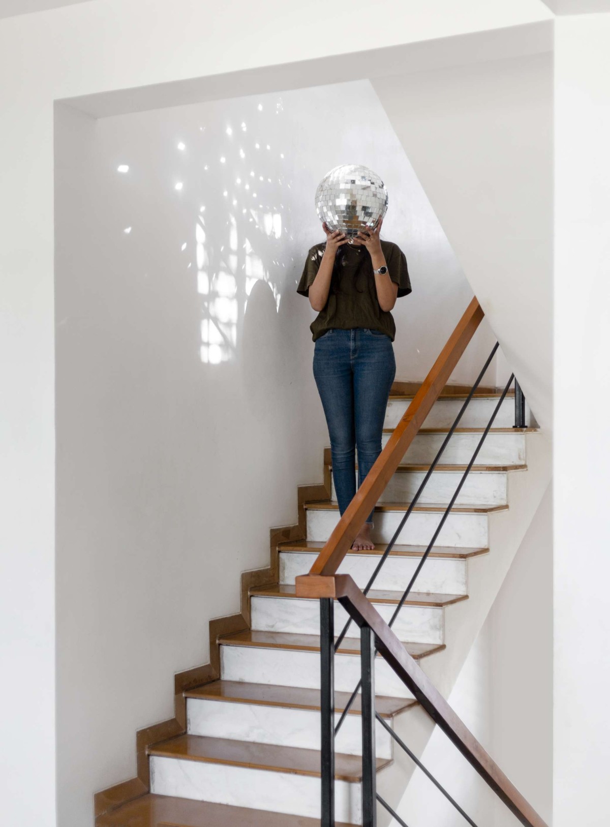 Staircase of Kulkarni Residence by Bandhaan Architects