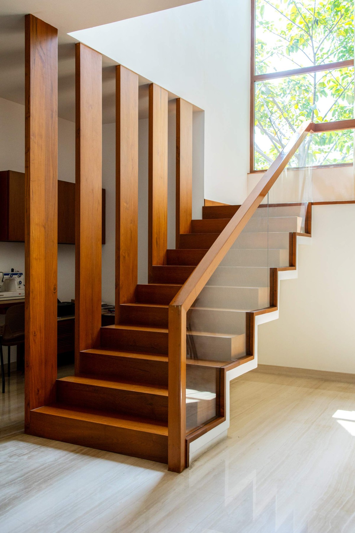 Staircase of Light House by Vishwakarma Design Studio