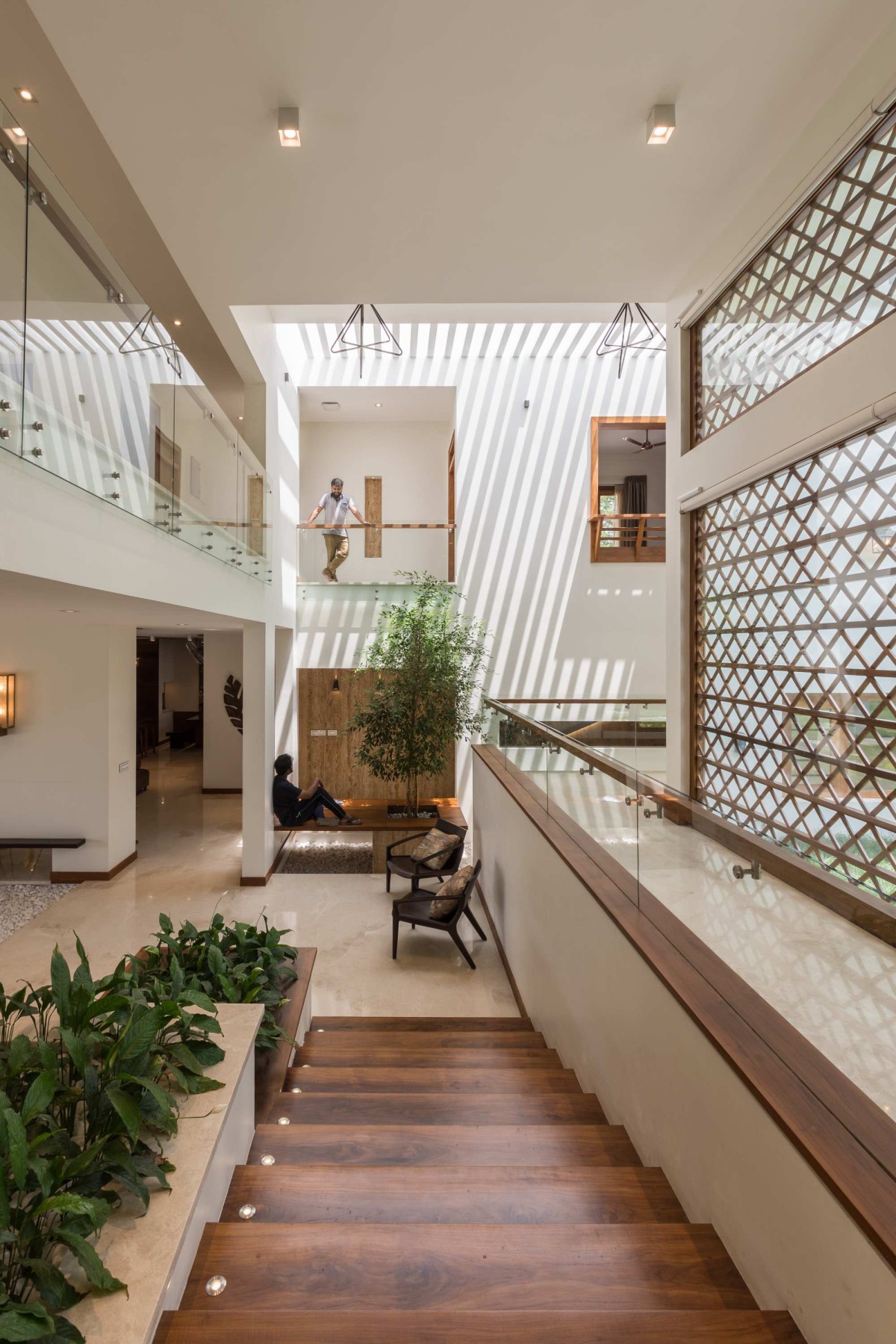 Staircase of Lucid House by Attiks Architecture