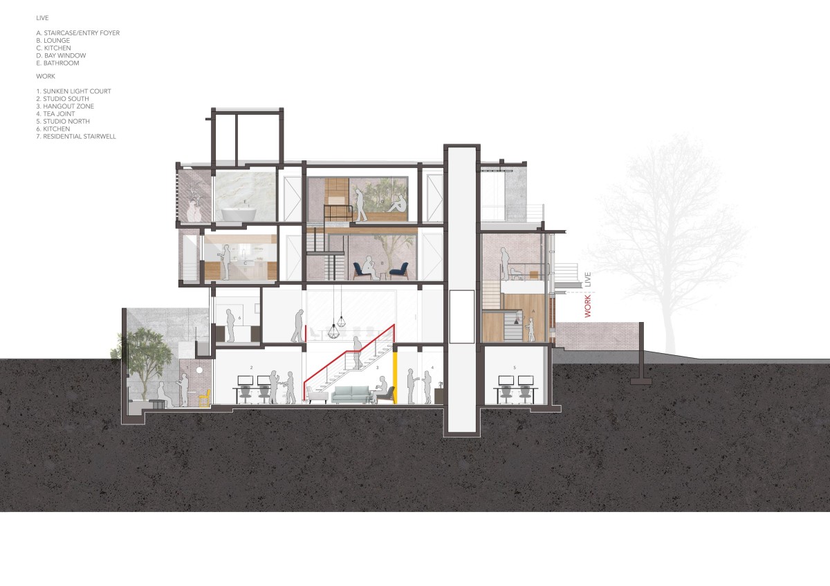 Section 2 of Hangout zone of House of Courts by DADA & Partners