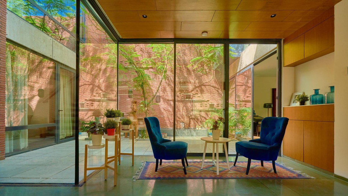 Seating area of House of Courts by DADA & Partners