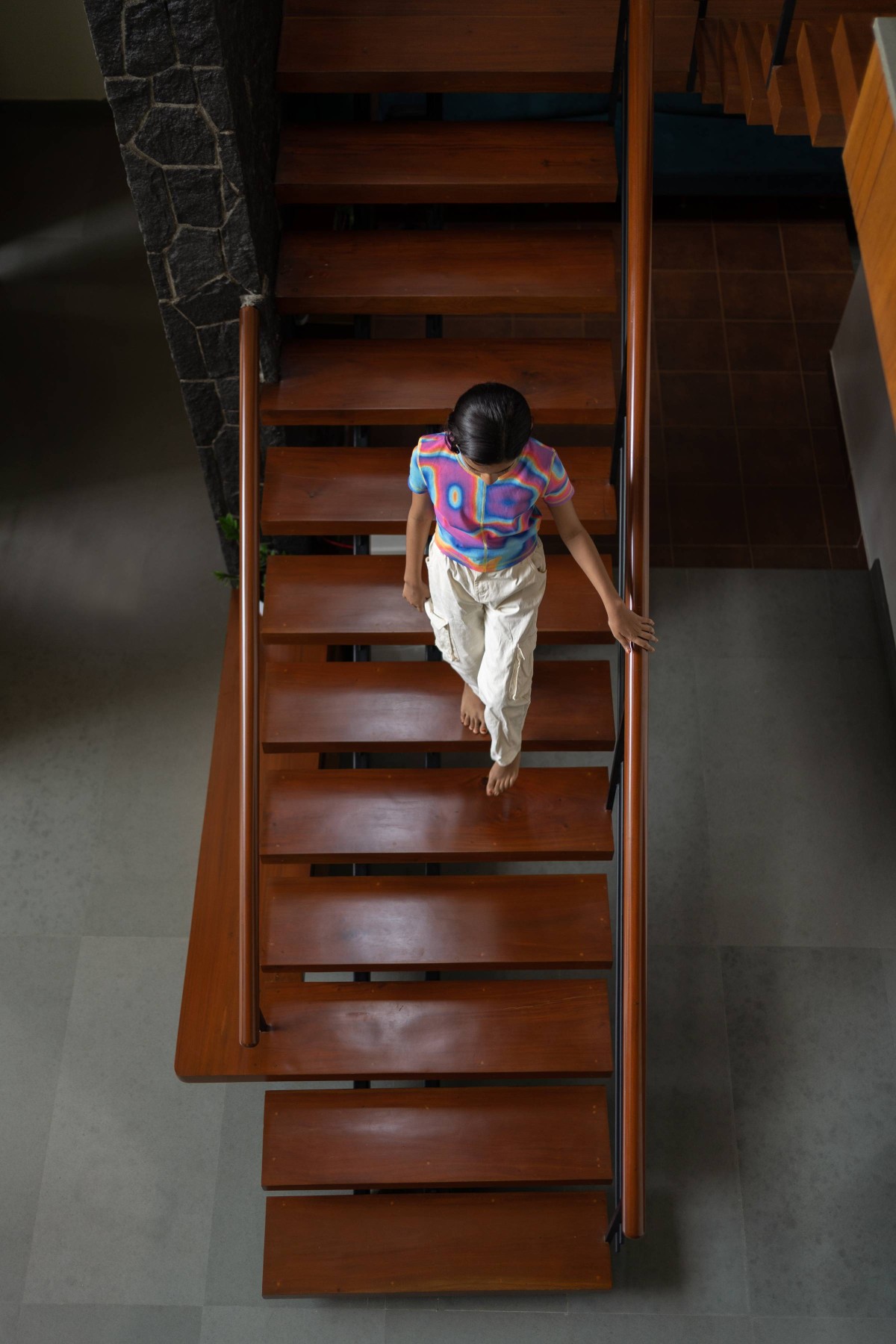 Staircase of Tropical Incline by Bani Architects