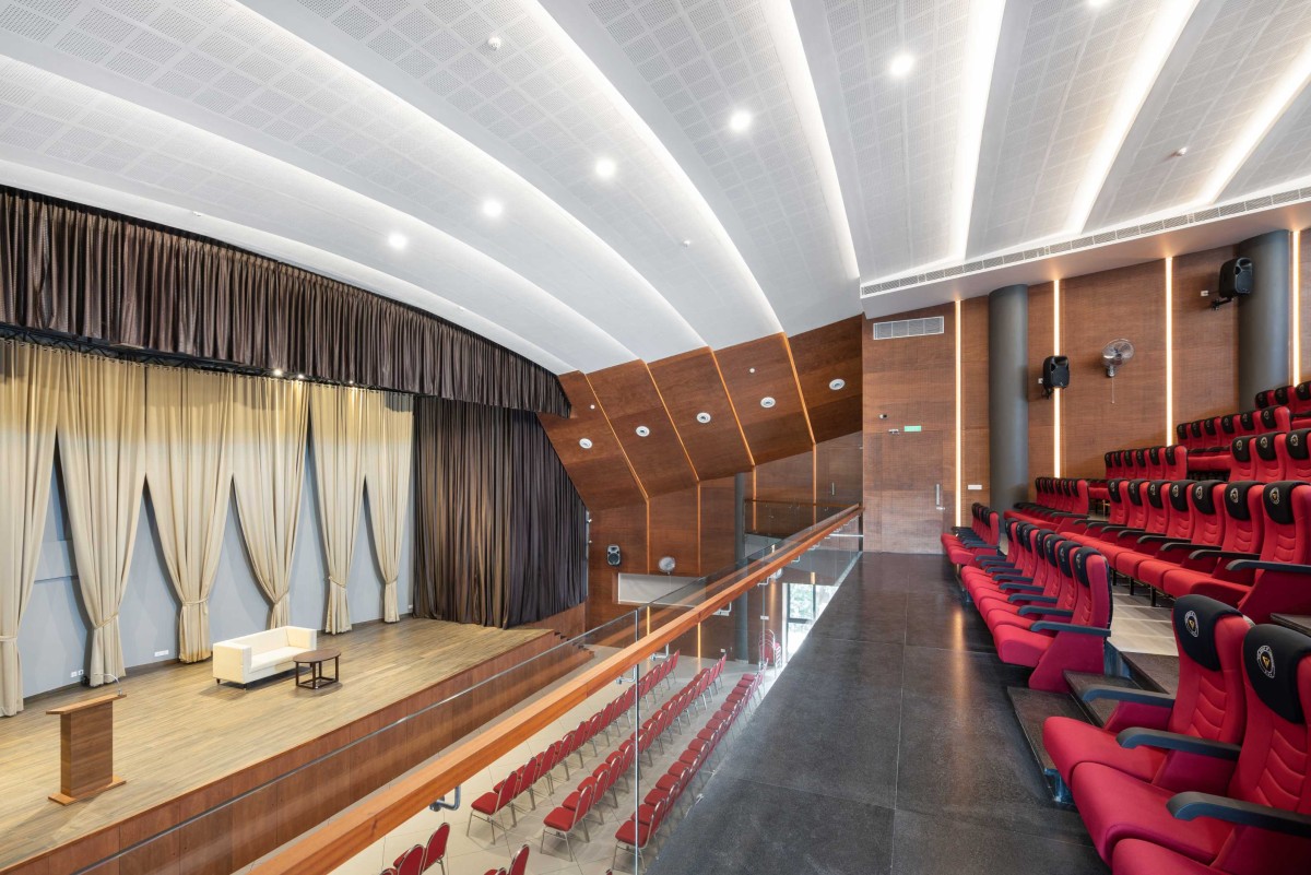 Interior view of The Edge (Convention Centre) by Attiks Architecture