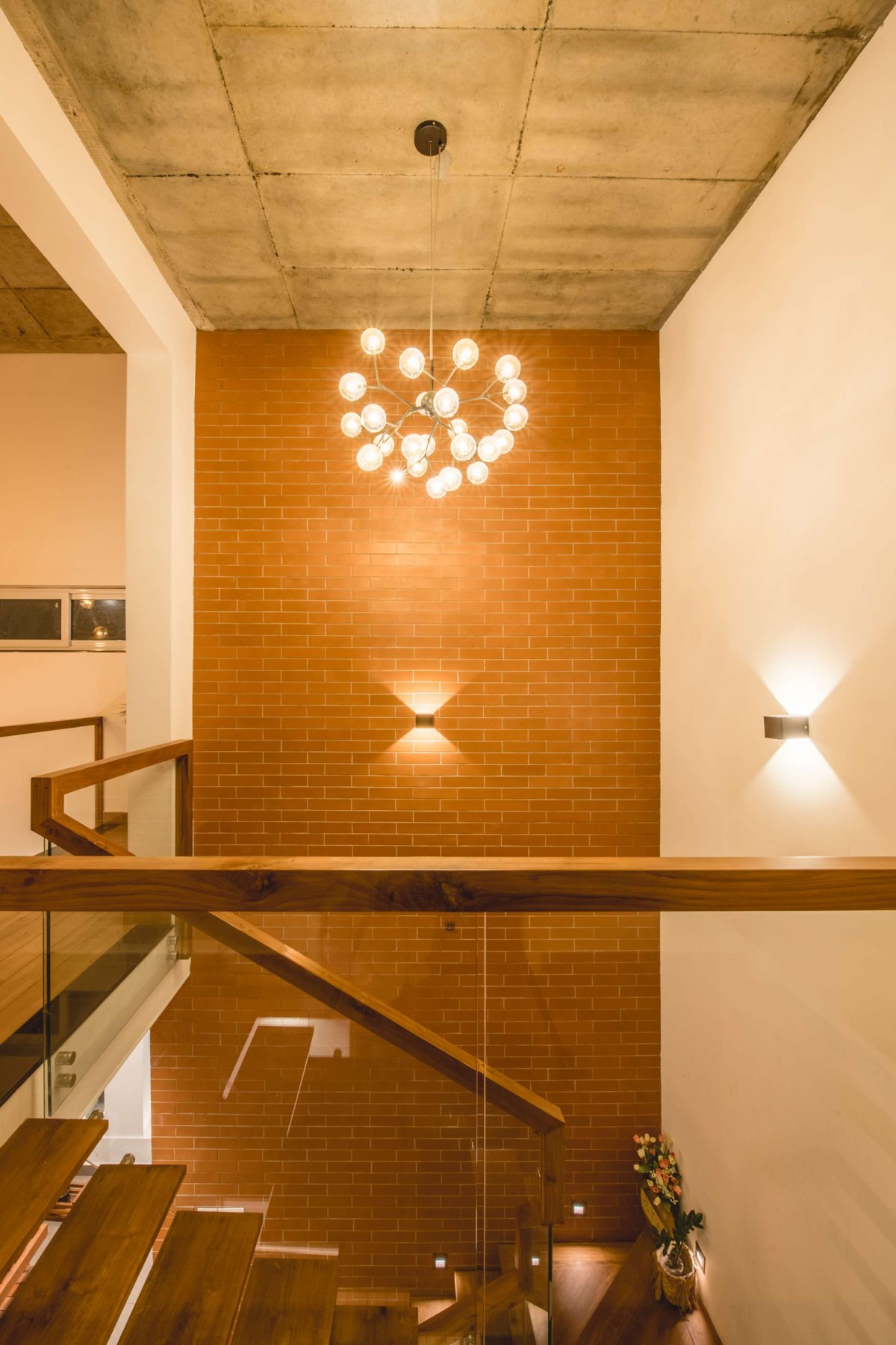 Staircase of Courtyard House by Designature Architects