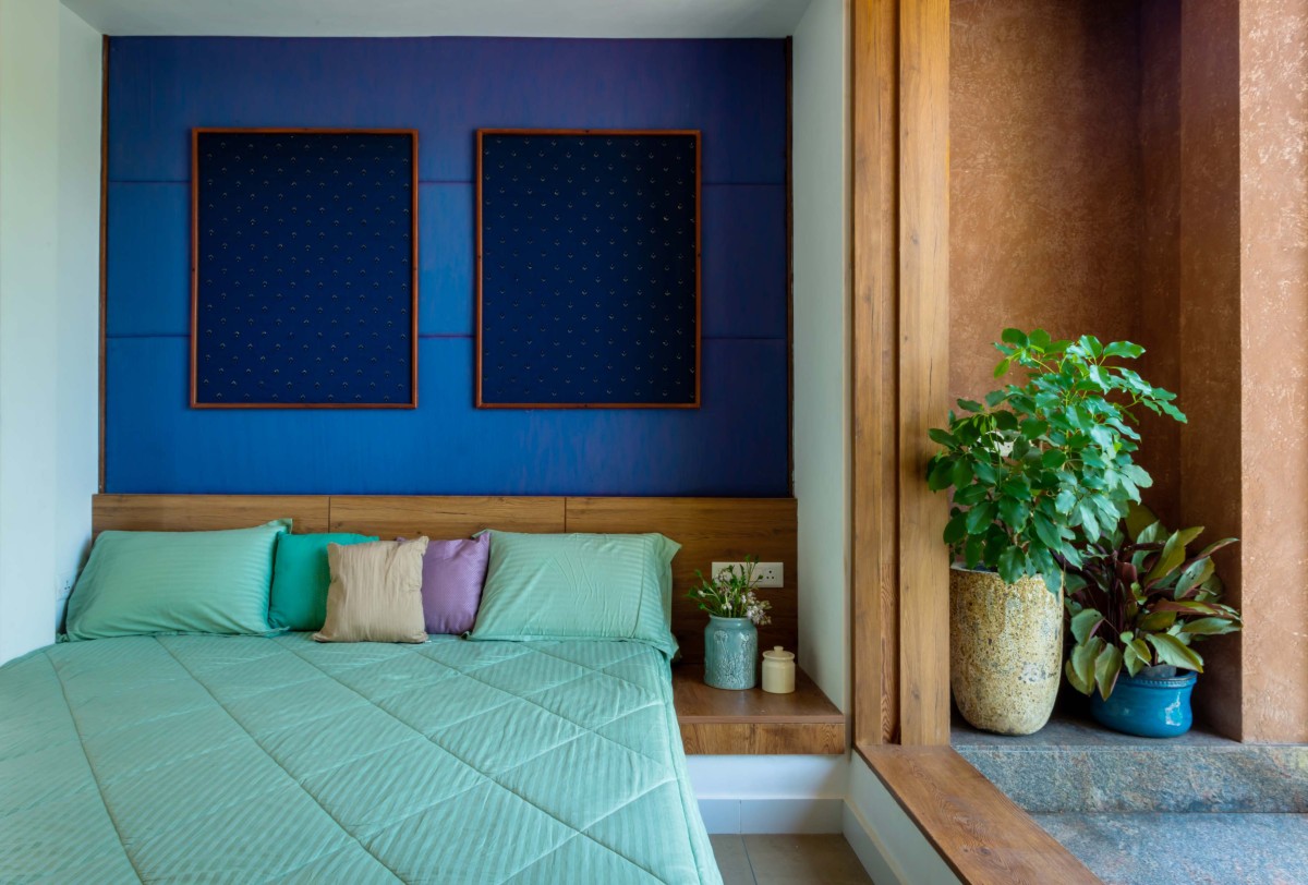 Bedroom of Manjadi House of The Bead Tree by NO Architects Designers and Social Artists