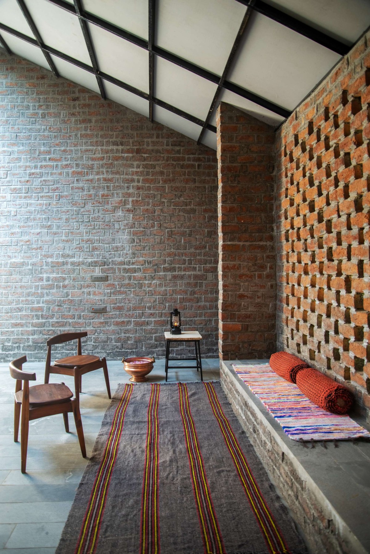 Living of Half Is More – House in Progress by Atelier Shantanu Autade + Studio Boxx