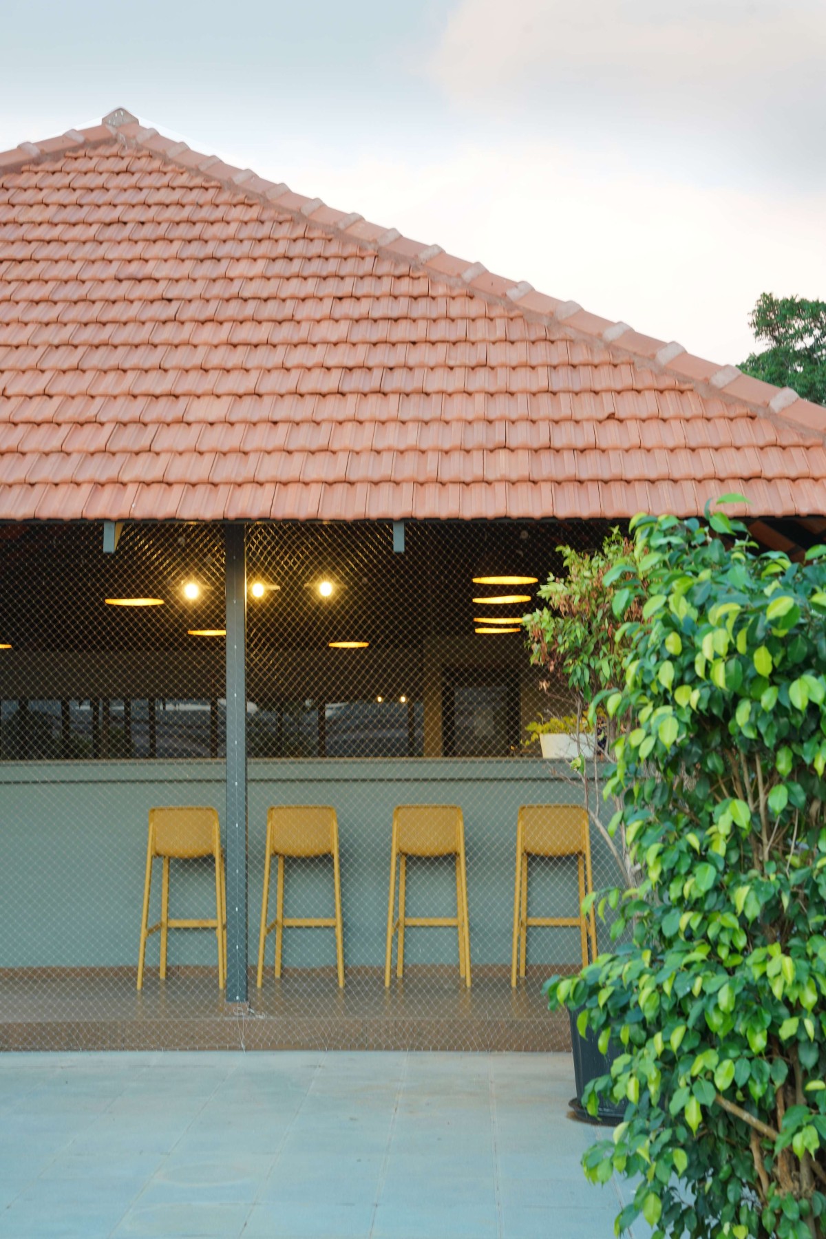 Terrace view of The Natural Floors by Barefoot Architects