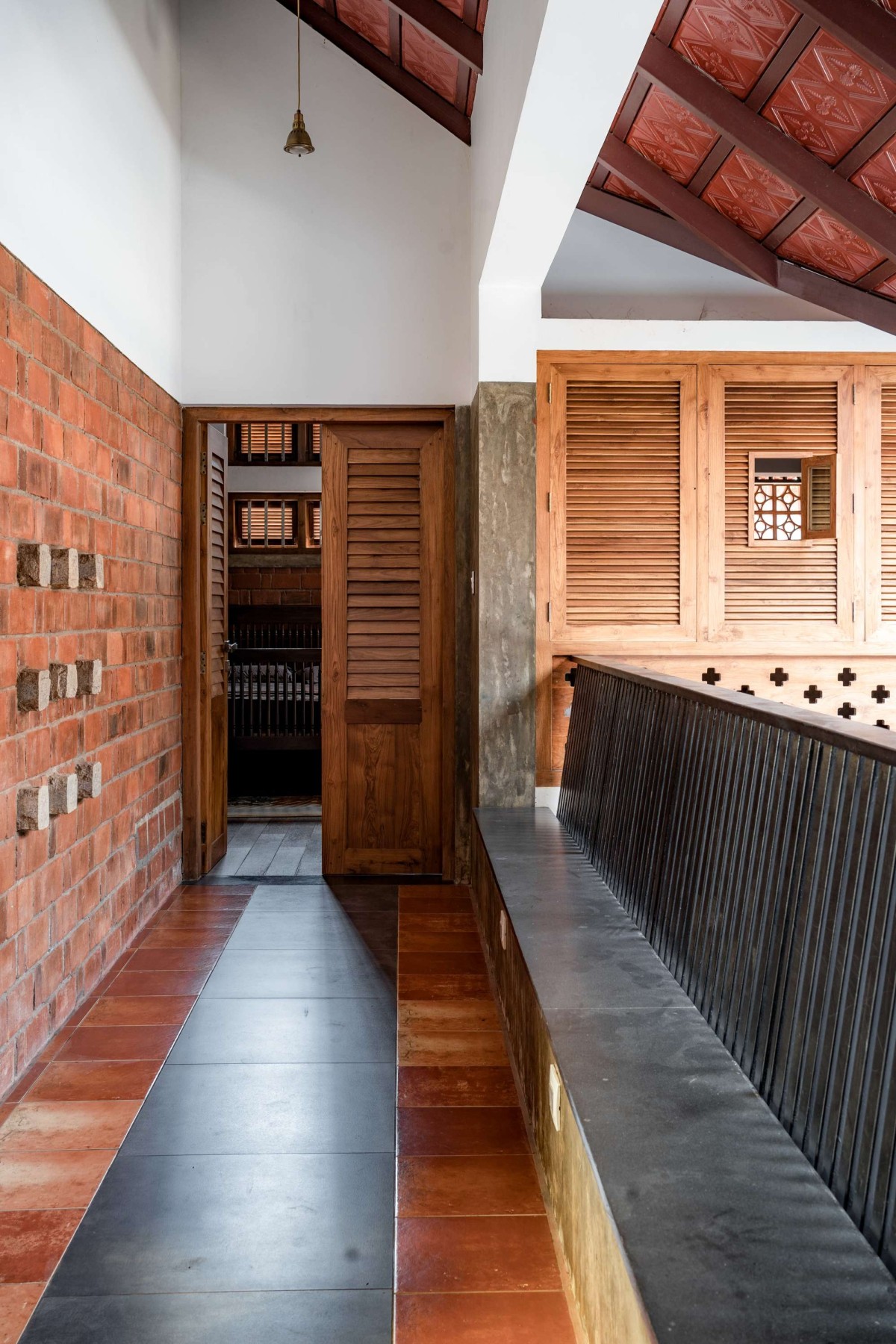 Lobby of first floor of Earthen Penchant by Designature Architects