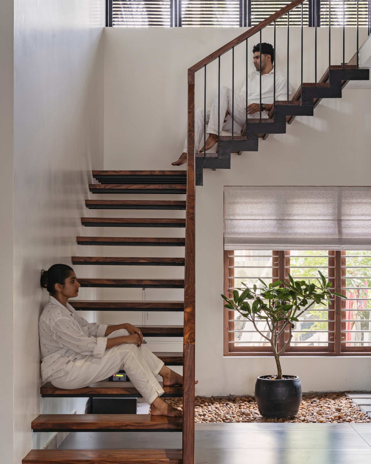 Staircase of Alibhais House by Eleventh Floor Architects