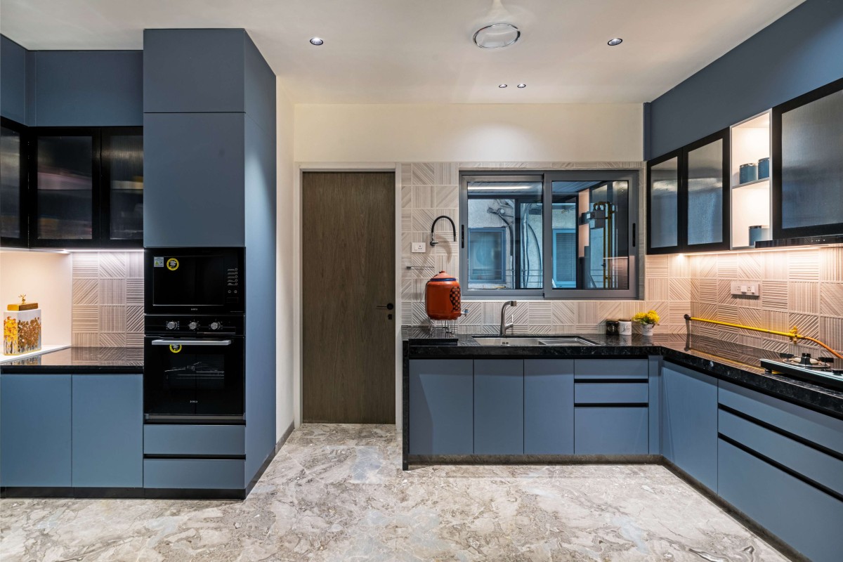 Kitchen of Aagam (Grandezza - A wing) by Obaku Design