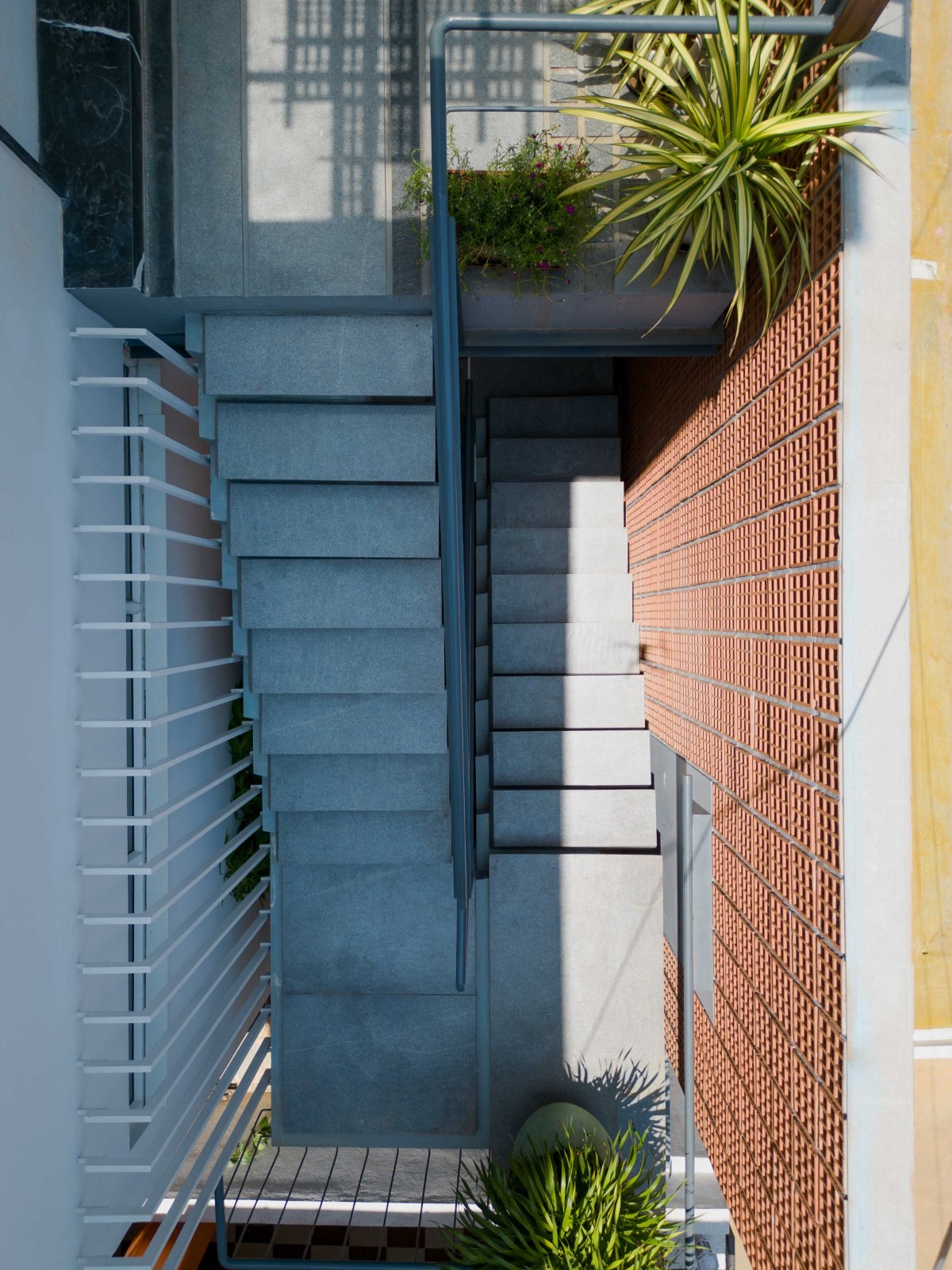 Staircase of Athulyam by Outlined Architects