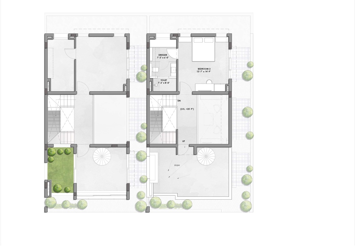 Plan of Sangam by Dipen Gada & Associates