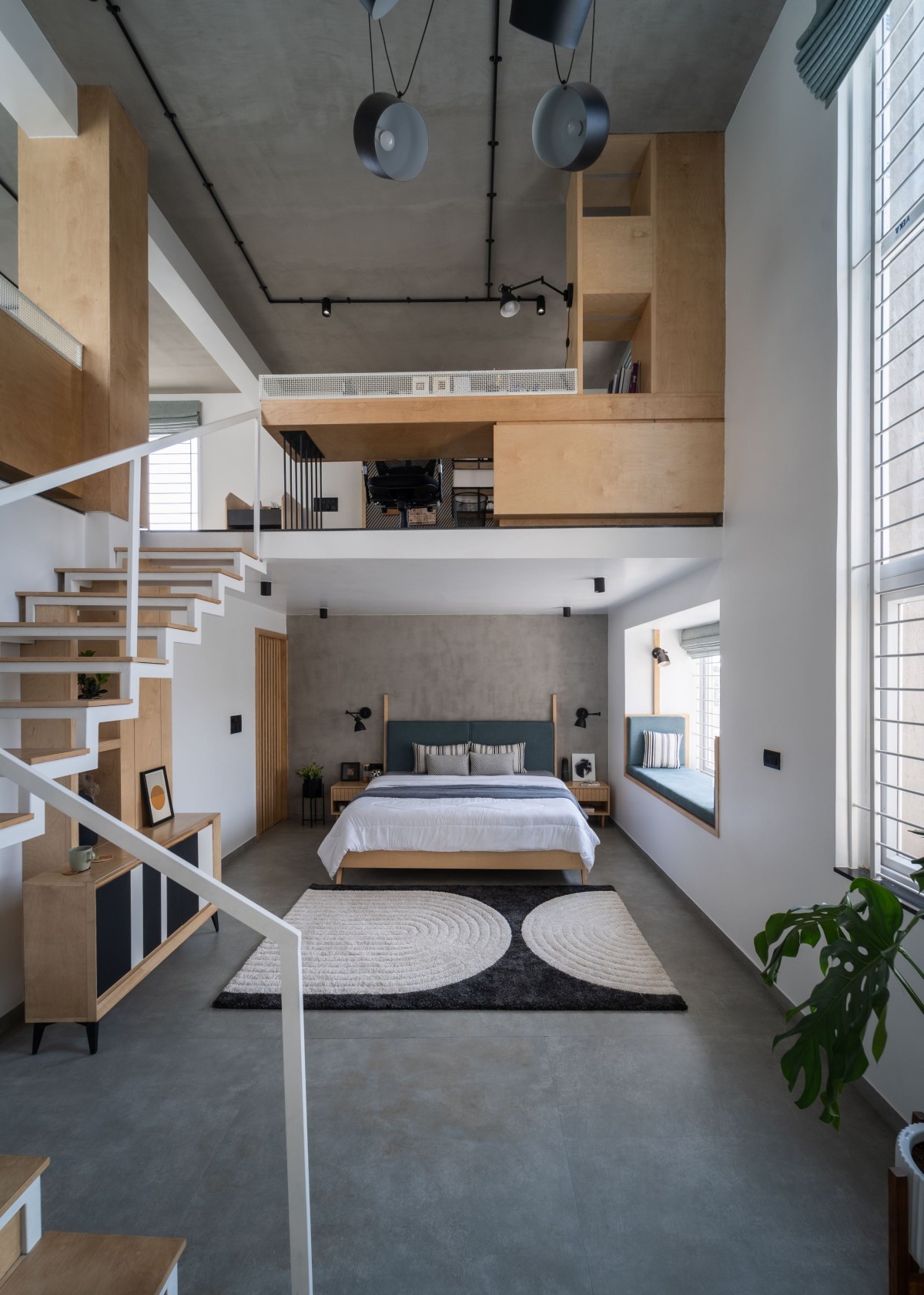 Mezzanine of The Artist’s Loft by Jalihal Associates