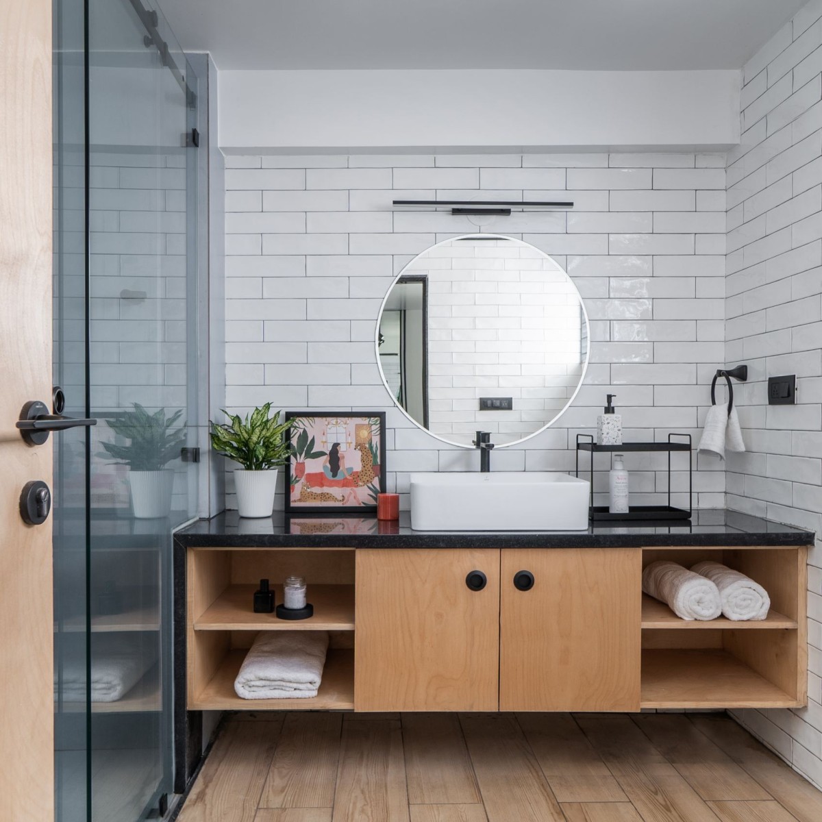 Bathroom of The Artist’s Loft by Jalihal Associates