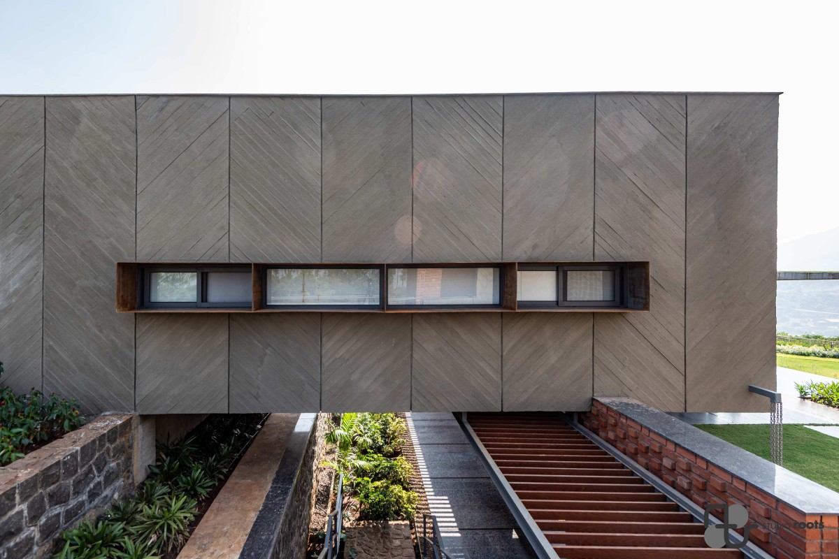 Terrace view of Blurring the Boundaries Weekend Home at Maale by Studio Roots