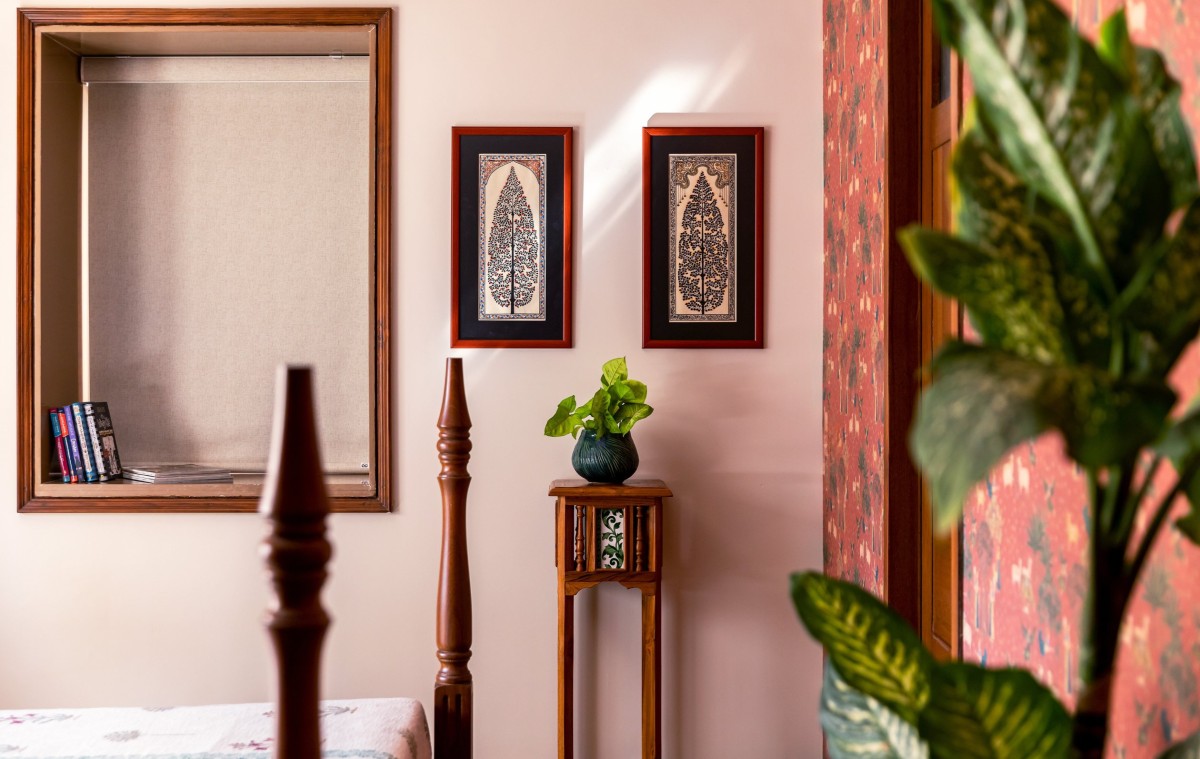 Master bedroom window detail of Swapnalay by Studio Infinity