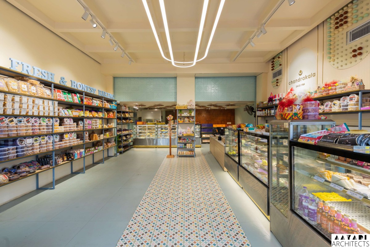 Interior view of The Oven Classics by Aayadi Architects