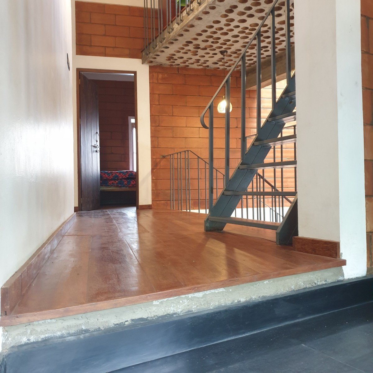 First floor lobby of Rejesh Residence by DD Architects