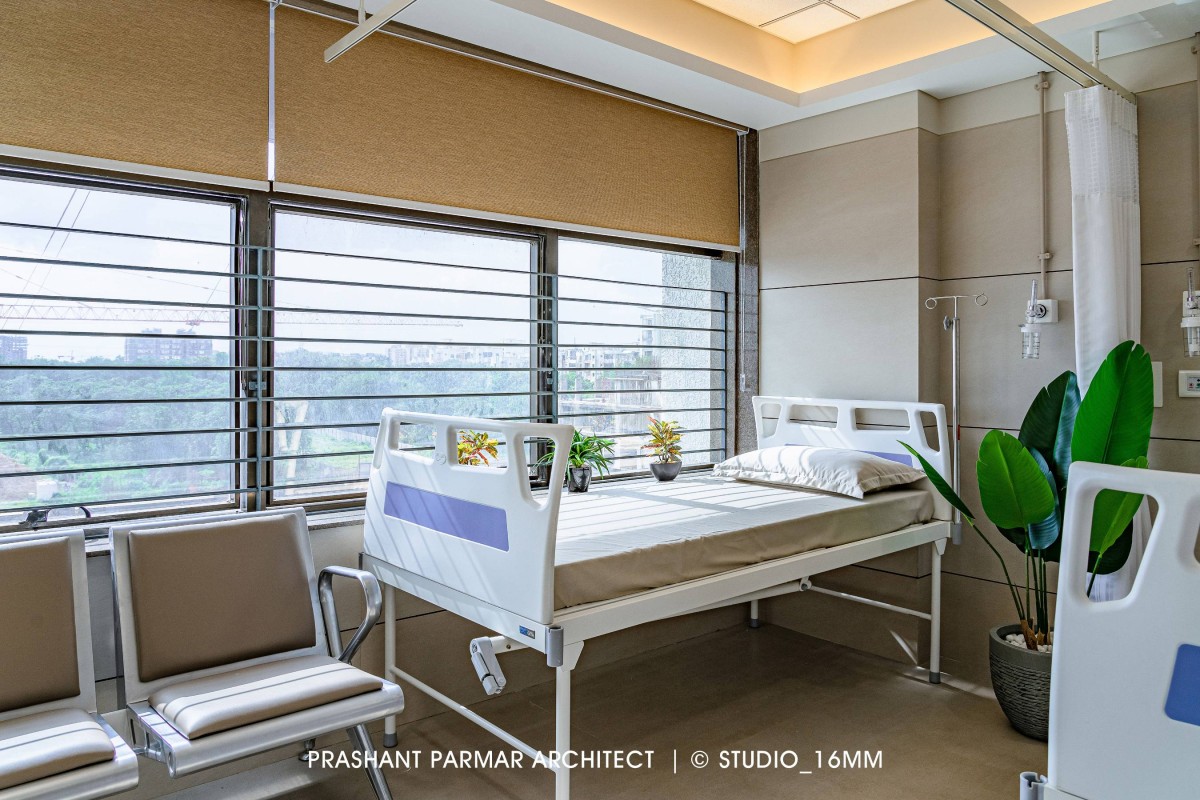 Interior view of Shree Narnarayan Children Hospital by Prashant Parmar Architect  Shayona Consultant