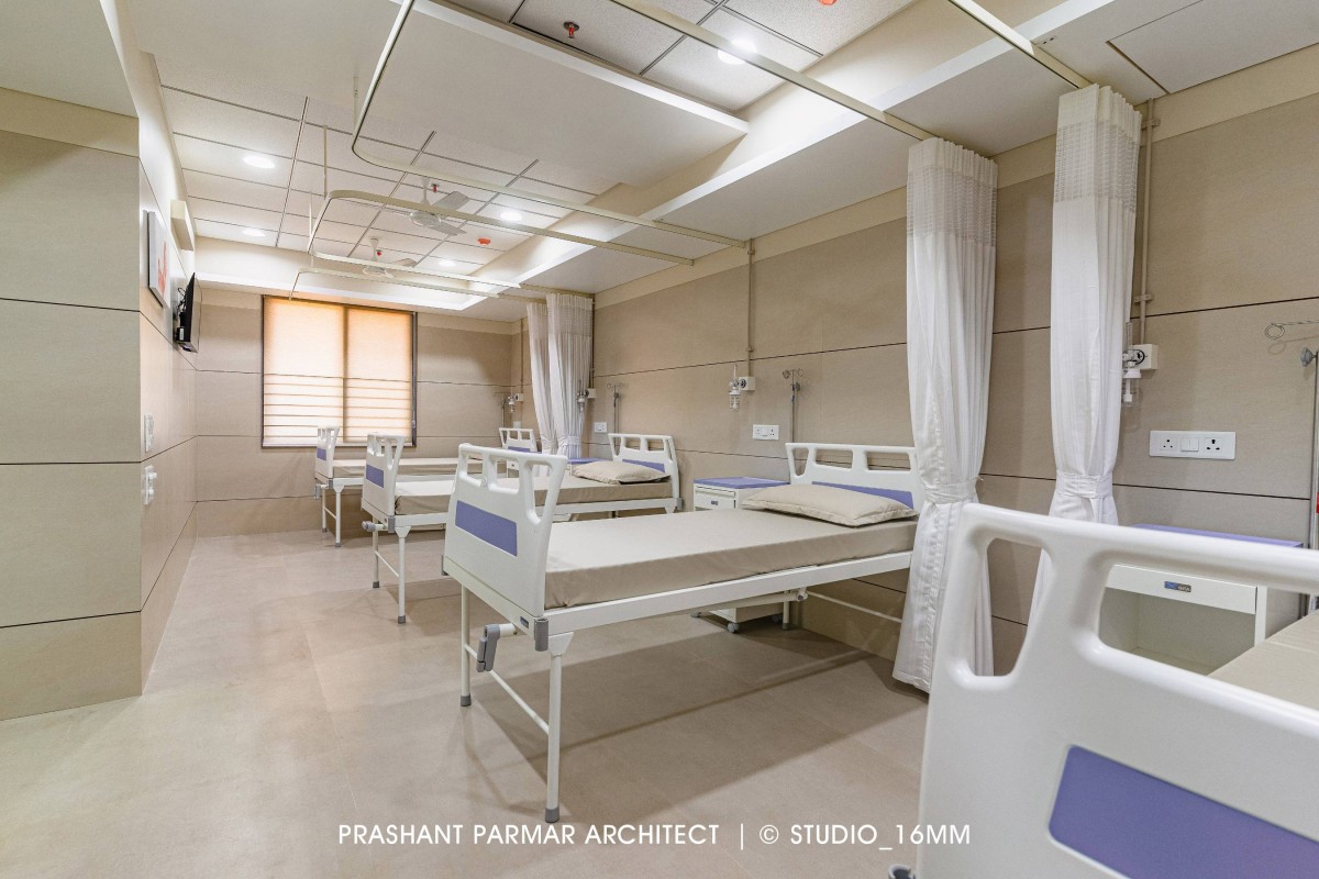 Interior view of Shree Narnarayan Children Hospital by Prashant Parmar Architect  Shayona Consultant