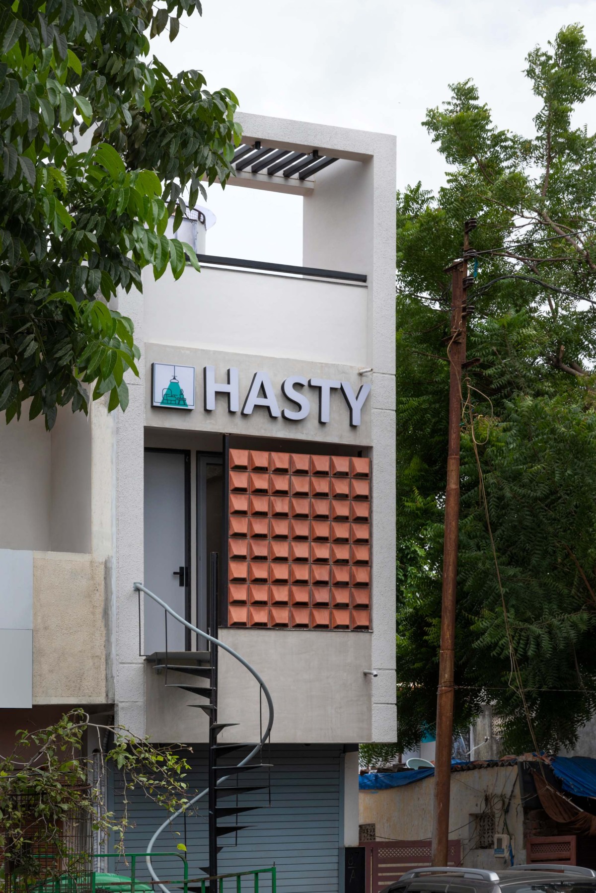 Exterior view of Hasty by Chaukhat Design Studio