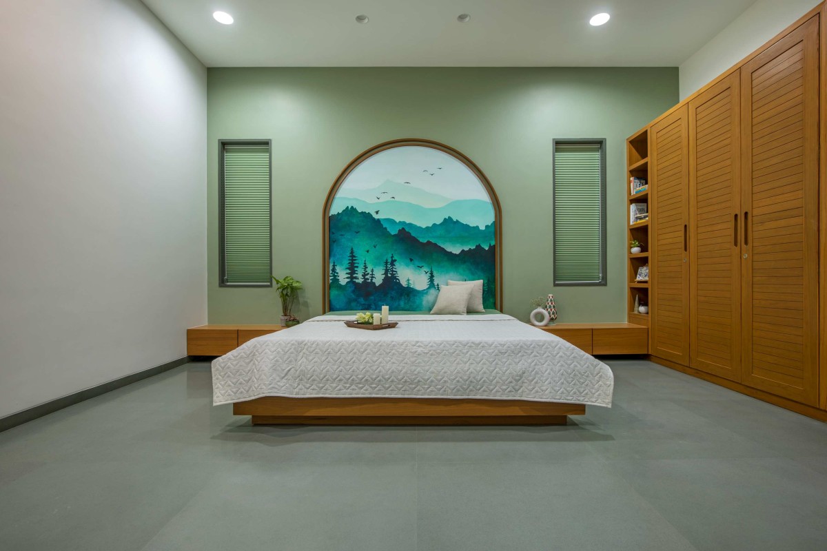 Daughter's Bedroom of Royal Acre Residence by K.N. Associates