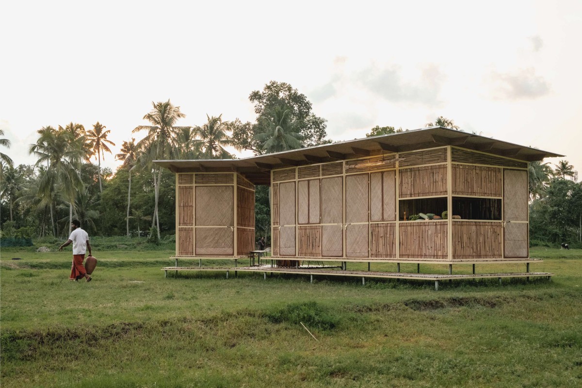 Exterior view of Worker’s Pavilion by NO Architects Designers and Social Artists