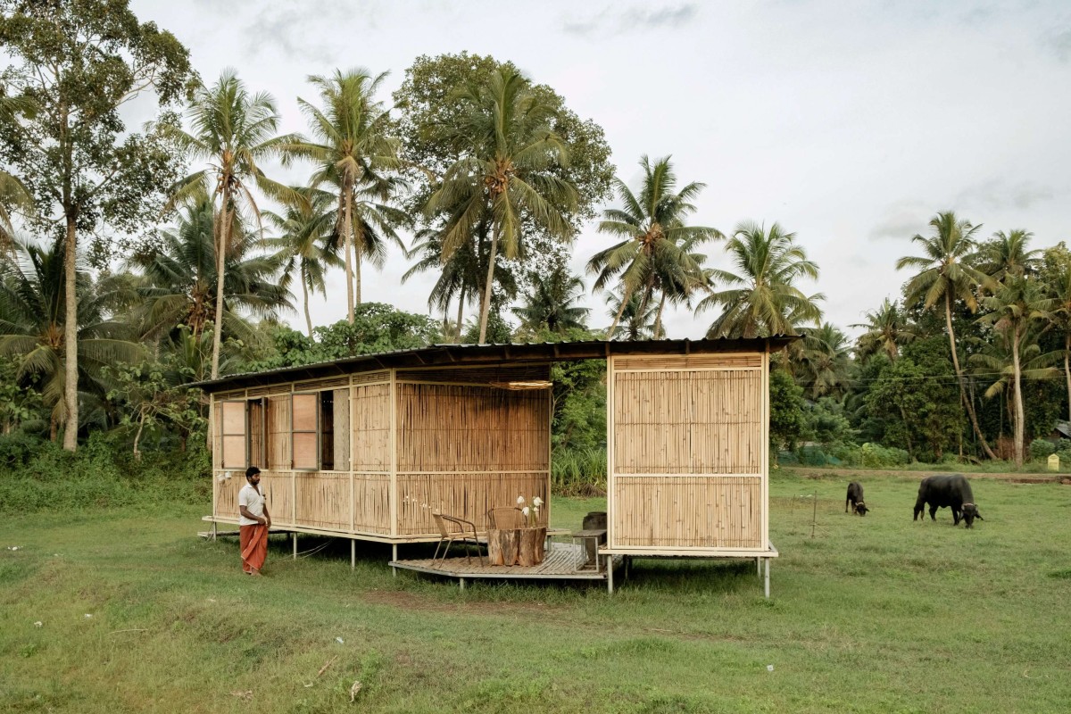 Exterior view of Worker’s Pavilion by NO Architects Designers and Social Artists